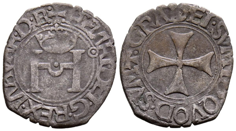 FRANCIA, Henri D'Albret (1516-1555). Liard. (Ve. 0,46g/17mm). Bearn (Navarra fra...