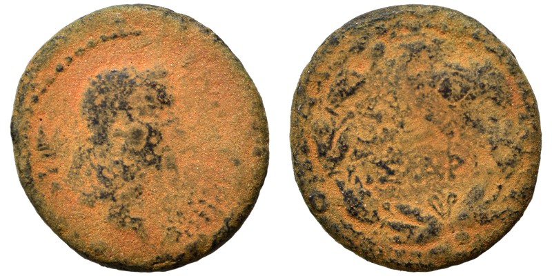 SYRIA, Coele-Syria. Chalcis ad Libanum. Herod, 41-48. Ae (bronze, 2.60 g, 16 mm)...