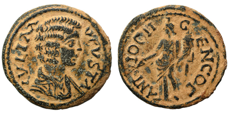 PISIDIA. Antioch. Julia Domna, 193-217. Ae (bronze, 7.49 g, 24 mm). IVLIA AVGVST...