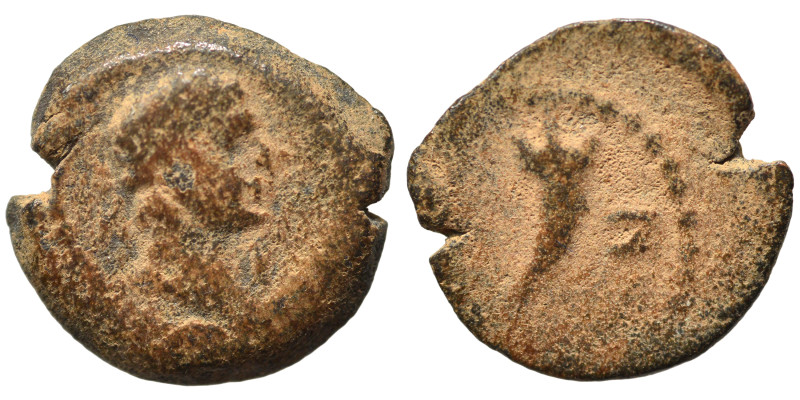 EGYPT. Alexandria. Uncertain. Chalkous (bronze, 1.03 g, 11 mm). Laureate head ri...