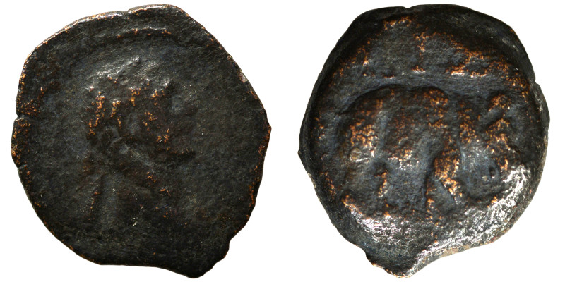EGYPT. Alexandria. Trajan, 98-117. Chalkous (bronze, 1.19 g, 12 mm). Laureate he...