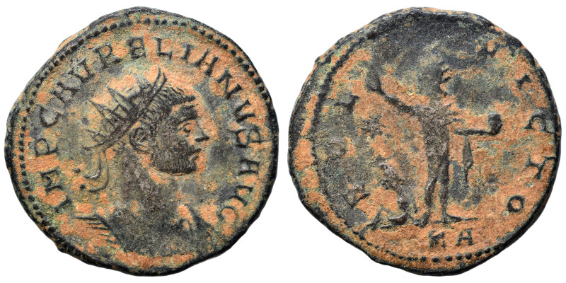 Aurelian, 270-275. Antoninianus (bronze, 4.43 g, 22 mm), Tripolis. IMP C AVRELIA...