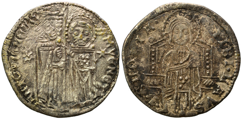 ITALY. Venice. Grosso (silver, 1.40 g, 22 mm). St. Mark, on the right, standing ...