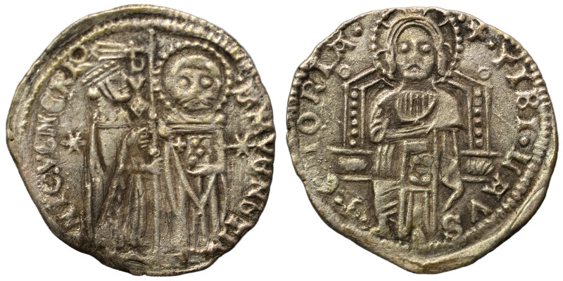 ITALY. Venice. Grosso (silver, 1.45 g, 22 mm). St. Mark, on the right, standing ...