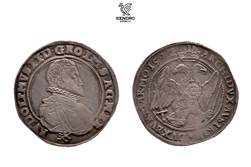 Rudolph II. Thaler 1592. Kuttenberg. Rare in this condition!
Highly collectible...
