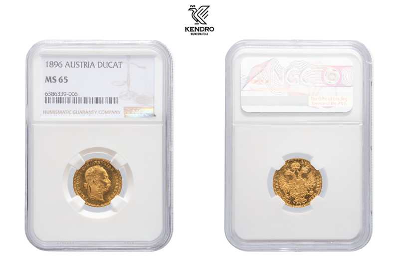 Francis Joseph I. Ducat 1896. Vienna.
NGC MS 65.

František Josef I. Dukát 18...