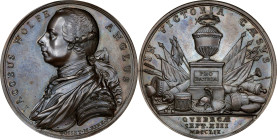 1759 Death of Wolfe Medal. Betts-422. Bronze, 37 mm. MS-64 BN (PCGS).

332.9 grains. Coin turn. An exquisite specimen of a medal that doesn't genera...