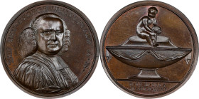 1770 Death of Whitefield Medal. Betts-527. Copper, 36 mm. MS-64 BN (PCGS).

328.1 grains. Cataloged more than two decades ago by your cataloger as "...