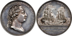 1772 Captain Cook / Resolution and Adventure Medal. Betts-552. Silver, 44 mm. MS-62 (PCGS).

701.9 grains. Plain edge. Second reverse die. An import...