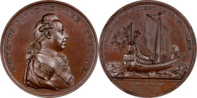 1779 Security of Sweden’s Trade Vindicated Medal. Forrer III, 448. Bronze, 42 mm. MS-64 (PCGS).

574.1 grains. Signed GL for Gustav Ljungberger. Cho...