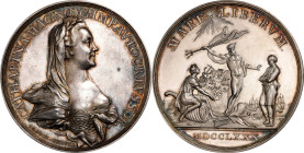 1780 Treaty of Armed Neutrality Medal. Betts-571. Silver, 49 mm. MS-62 (PCGS).

641.8 grains. A finer than usual example of this avidly sought medal...