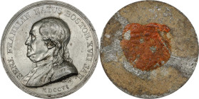 1784 Benjamin Franklin / Winged Genius Obverse Cliche. As Betts-619. Tin, 46 mm. MS-62 (PCGS).

284.3 grains. An extreme rarity among Comitia Americ...