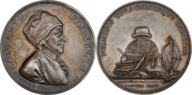 1790 Benjamin Franklin, The Lord of Lightning Medal. Fuld FR.M.NL.8. Silver, 39 mm. MS-62 (PCGS).

261.3 grains. One of the most exciting specimens ...
