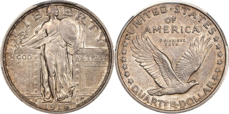 1916 Standing Liberty Quarter. AU-50 (PCGS).

An issue that needs no introduct...