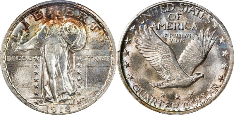 1918-D Standing Liberty Quarter. MS-66+ (PCGS). CAC.

An exceptionally well st...