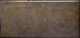 New Orleans, Louisiana. Bank of Louisiana. 1800s Printing Plate. $500.

A rather unusual item in any case, this lot represents the first obsolete pr...