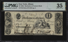 Albany, New York. Mechanics & Farmers Bank. 1854 $2. Haxby 075-002-G86b. PMG Choice Very Fine 35.

A rare and desirable note listed as SENC in Haxby...