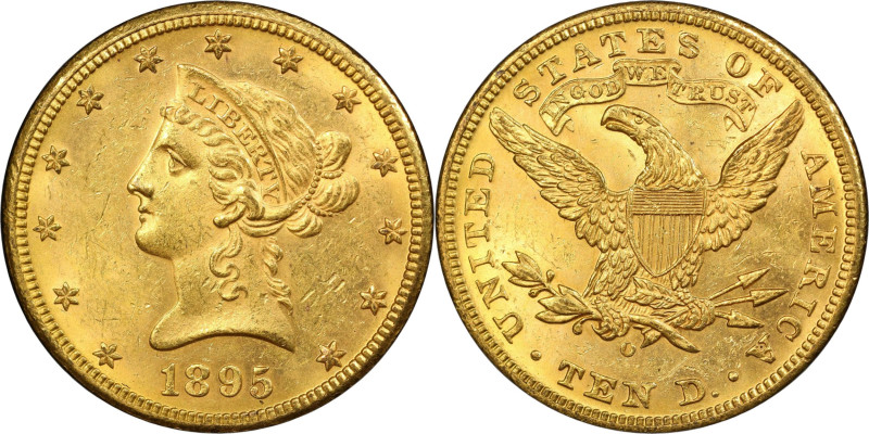 1895-O Liberty Head Eagle. Winter-3. MS-62 (PCGS). CAC.

Handsome, fully origi...