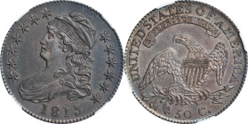 1815/2 Capped Bust Half Dollar. O-101a. Rarity-2. Die State 101.2. AU Details--Cleaned (NGC).

Sharply to fully defined overall with rather appealin...