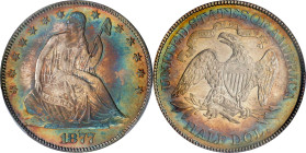 1877 Liberty Seated Half Dollar. WB-103. Type II Reverse. MS-66 (PCGS).

While more than 8.3 million half dollars came off the dies in Philadelphia ...