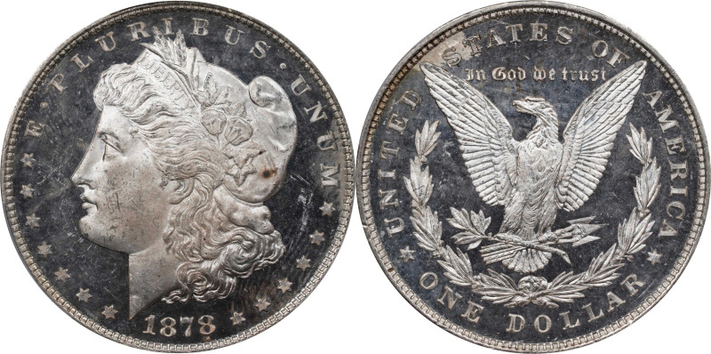 1878 Morgan Silver Dollar. 8 Tailfeathers. VAM-2. Lines in LIB. MS-64+ DMPL (PCG...