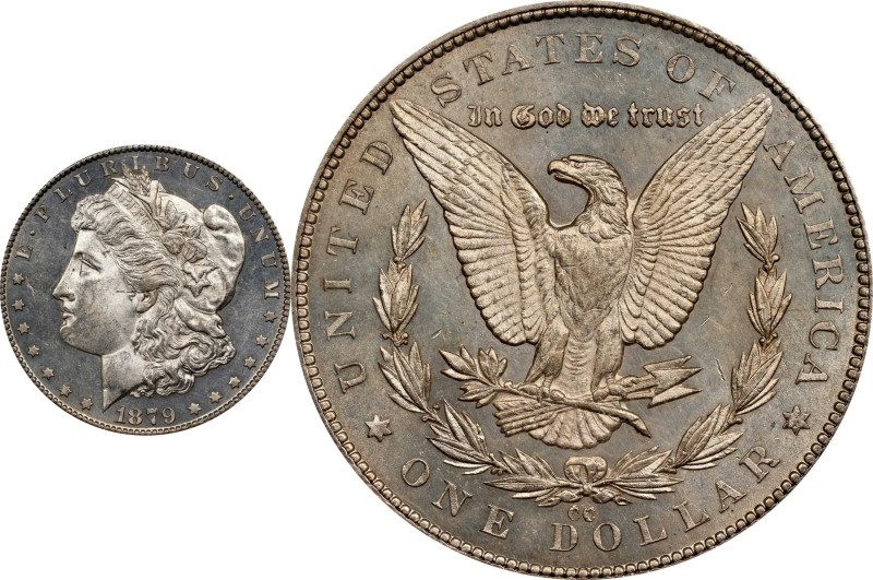 1879-CC Morgan Silver Dollar. VAM-3. Top 100 Variety. Capped Die. MS-62 (PCGS). ...