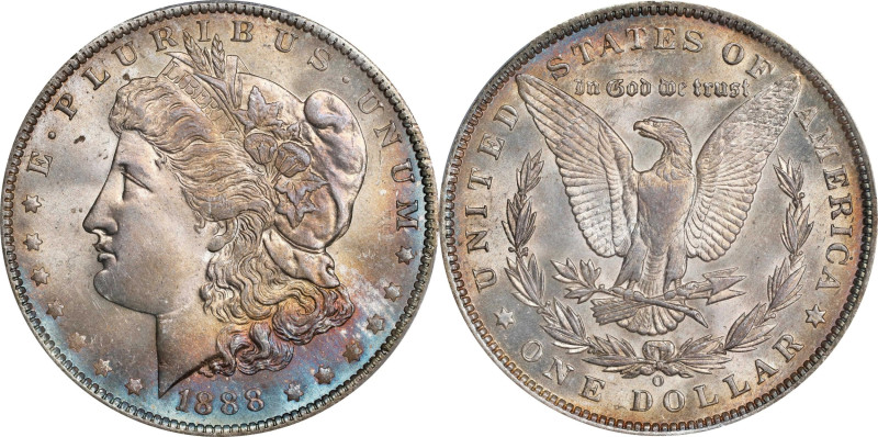 1888-O Morgan Silver Dollar. MS-66+ (PCGS). CAC.

Premium Gem Mint State quali...