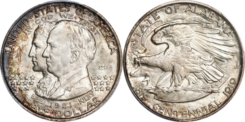 1921 Alabama Centennial. 2x2. MS-66+ (PCGS). CAC.

This is a lovely Gem, both ...