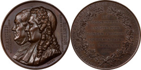 1833 Society Montyon and Franklin Medal. Greenslet GM-54. Rarity-4. Bronze. Choice Mint State.

41.5 mm.

From the George Collection.

Estimate:...