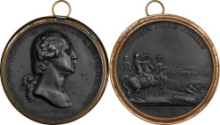 Cast Copy "1776" Washington Before Boston Medal. After Musante GW-09-P3, Baker-48G, Betts-543, Julian MI-1, Adams-Bentley 3. Iron. About Uncirculated....