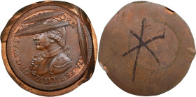 "1732" (ca. 1959) Washington Born Virginia Copper. Albert Collis Restrike from Defaced Die. Type of Musante GW-37, Baker-22B. Copper. Choice Mint Stat...
