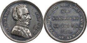 "1828" Andrew Jackson Political Medal. DeWitt AJACK-E. White Metal. MS-61 (PCGS).

29 mm.

Estimate: $100