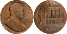 1931 United States Assay Commission Medal. JK AC-75. Rarity-3. Bronze. Mint State, Damaged.

51 mm.

From the George Collection.

Estimate: $400