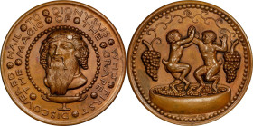 1930 Hail to Dionysus Medal. By Paul Manship. Alexander-SOM 2.1. Bronze. Mint State.

73 mm.

Estimate: $150