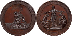 1876 United States Centennial Medal. Julian CM-11, Swoger-3Idv1. Bronze. Gem Mint State.

57 mm.

Estimate: $300