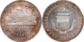1933 Colorado's "Century of Progress" Dollar. Type IV. HK-870. Rarity-3. Silver. MS-66 (NGC).

40 mm.

Estimate: $400