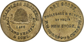 PENNSYLVANIA. Philadelphia. Undated (1857) Sharpless Brothers. Miller-Pa 469. Brass. Plain Edge. MS-62 (NGC).

28 mm.

Estimate: $75