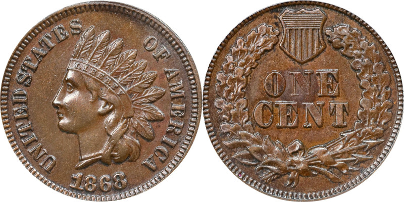 1868 Indian Cent. AU-50 (ANACS).

PCGS# 2091. NGC ID: 227S.

Estimate: $200