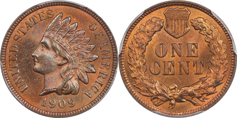 1909 Indian Cent. MS-64 RB (PCGS).

PCGS# 2236. NGC ID: 2297.

Estimate: $12...