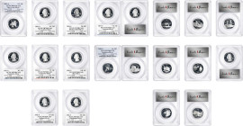 Lot of (10) State Quarters. Proof-70 Deep Cameo (PCGS).

Included are: 2001-S New York; 2001-S North Carolina; 2001-S Rhode Island; 2001-S Vermont; ...