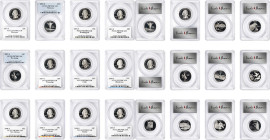 Lot of (12) State Quarters. Proof-70 Deep Cameo (PCGS). State Flag Label Holder.

Included are: (2) 2007-S Montana; 2007-S Idaho; (2) 2007-S Wyoming...