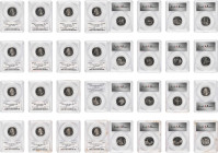 Lot of (16) State Quarters. Proof-70 Deep Cameo (PCGS). State Flag Label Holder.

Included are: 2001-S New York; 2001-S North Carolina; 2001-S Rhode...