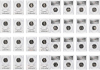 Lot of (19) State Quarters. Proof-69 Deep Cameo (PCGS). State Flag Label Holder.

Included are: 1999-S Delaware; 1999-S Jew Jersey; 1999-S Georgia; ...