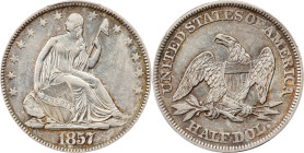 1857 Liberty Seated Half Dollar. EF-45 (PCGS).

PCGS# 6290. NGC ID: 24HS.

From the George Collection.

Estimate: $150