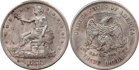 1873-S Trade Dollar. Unc Details--Cleaned (PCGS).

PCGS# 7033. NGC ID: 252Y.

Estimate: $700