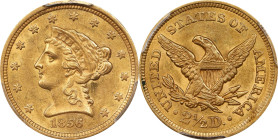 1856 Liberty Head Quarter Eagle. AU-55 (PCGS).

PCGS# 7777. NGC ID: 25J7.

Estimate: $400