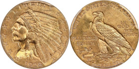 1928 Indian Quarter Eagle. MS-64+ (PCGS).

PCGS# 7952. NGC ID: 289E.

Estimate: $700