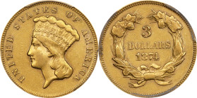 1874 Three-Dollar Gold Piece. AU Details--Cleaned (PCGS).

PCGS# 7998. NGC ID: 25MX.

Estimate: $600