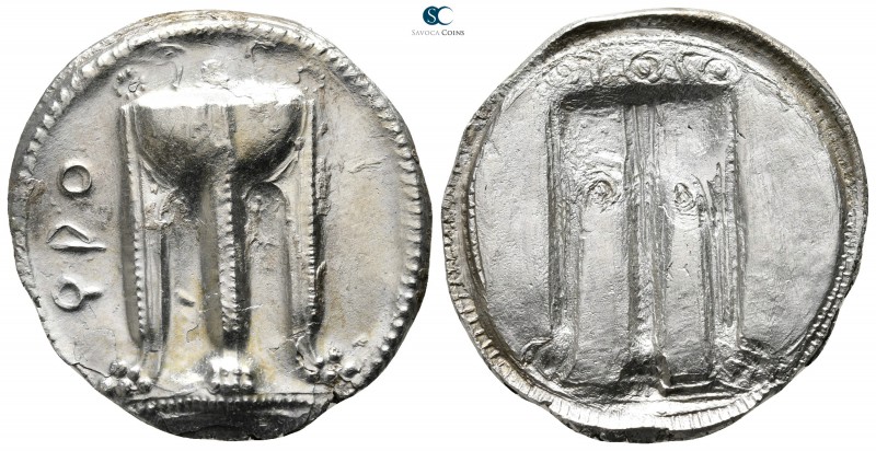 Bruttium. Kroton 530-500 BC. Spread incuse type
Nomos AR

28 mm., 7,82 g.

...