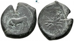 Sicily. Tauromenion 354-344 BC. Hemilitron Æ